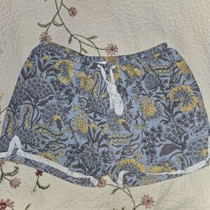 SIGNALS LADIES MED COTTON LACE TRIMMED SLEEP SHORTS